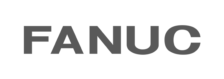 Fanuc logo on a white background.