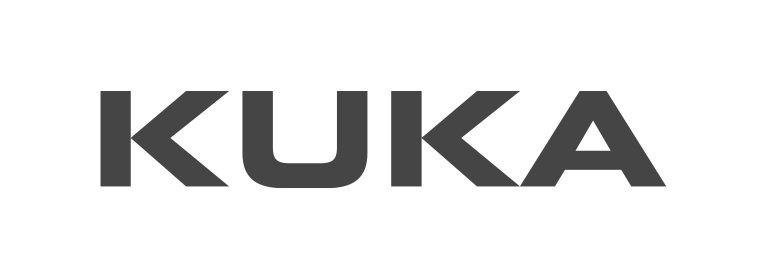 Kuka logo on a white background.